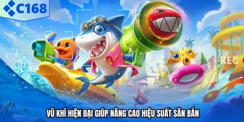 Vũ khí hiện đại giúp nâng cao hiệu suất săn bắn.